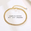 Evil Eye Anklet Bracelet on Leg for Women, Adjustable Stainless Steel Turkish Lucky Chain Anklets Bohemian, Layering Jewelry - Image 9