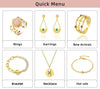 Vintage Stainless Steel Charms Necklaces for Women Boho Pink Blue Rope Chains Bracelets Jewelry Sets - Image 27
