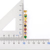 Love Heart Long Tassel Earrings Korean Temperament Women Party Jewelry Birthday Gifts - Image 2