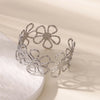 Stainless Steel Shell and Starfish Cuff Bangle in Multiple Styles - Image 20