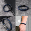 Men Jewelry Red Braided Leather Rope Bracelet Black Magnetic Buckle Bracelets Punk Men Wrist Band Hombre - Image 12