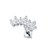 Cubic Zirconia Labret Stud 16G Internally Threaded for Lip Tragus and Helix - Image 24