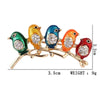 Magpie Brooch Cute Bird Flower Enamel Rhinestone Corsage Pin Clothing Accessories Jewelry - Image 26
