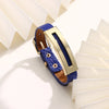 Leather Bracelet for Women Men Adjustable Double Wrap Wristband with Gold Plated Buckle Jewelry Multiple Colors - Image 8
