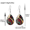 1 Pair of Geometric Line Pattern Earrings with Convex Glass and 316 Stainless Steel Water Drop Ear Hooks, in a Retro and Simple Style, Suitable for - Image 7