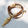 Bohemian Bead Necklace with Stainless Steel Fish Pendant - Image 12