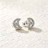 Silver and Compact Star Moon Heart-Shaped Snowflake Zircon Earrings for Women Minimalist Engagement Party Jewelry - Image 41
