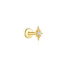 Silver 1pc Water Drop Zirconia Tassel Chain Two Stud Earrings For Women Hypoallergic Jewelry - Image 12