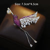 Design Crystal Flower Basket Snowflake Brooches for Women Maple Leaf Animal Corsage Coat Suit Accessories Pins - Image 22