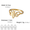 Cute Bee Finger Ring Stainless Steel Gold Color Women Rings Insect Animal Jewelry Birthday Gift - Image 8