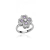 Spinner Zircon Heart Four Leaf Clover Rings For Women Stainless Steel Fidget Ring Jewelry Christmas Gift - Image 13