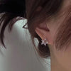 6PCS Kpop Gothic Zircon Crystal Star Corss Stud Earrings Set For Women Punk Sweet Cool Party Aesthetic Y2K Jewelry - Image 5