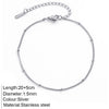Stainless Steel Delicate Anklet for Women Gold Color Chain Anklet Bracelets on The Leg Do Not Fade Anklet Jewelry Women - Image 29