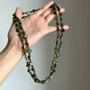 Bohemian Double-Layer Beaded Necklace with Irregular Stone Beads and Long Sweater Chain - Image 10