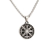 Vintage Stainless Steel Vikings Compass Pendant Necklaces For Men Women Nordic Odin Amulet Jewelry Gifts - Image 8