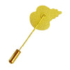Long Stick Red Poppy Lapel Pin, Gold-Tone, Silver Tone Enamel Brooch, 27mm x 18mm, Remembrance Flower Badge - Image 6