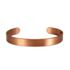 Copper Bracelets for Women Men Unisex 9.5mm Wide Adjustable Open Cuff Bangles Female Resizable Jewelry Metal Soft - Image 6