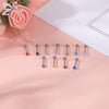 ZS 6-13PCS/LOT 16G Stainless Steel Lip Labret Piercing Set Crystal Monroe Lip Stud Ear Tragus Helix Cartilage Piercing 6/8/10mm - Image 37