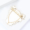 Imitation Pearl Map Brooch Pin - Image 3