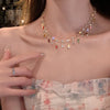 Natural Stone Bead Choker Necklace with Multiple Color Styles - Image 8