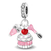 Lastfire Silver Alpaca Rainbow Global Travel Plan Charms Bracelet Bangle Making Gift Jewelry - Image 20
