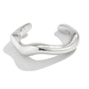 Exaggerated Irregular Cuff Bracelets for Women Punk Gold Silver Color Glossy Opening Plastic Bangle Female Jewelry - Image 8