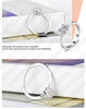 Simple Design Silver Color Women Rings Classic Wedding Engagement Accessories with Clear Cubic Zircon Stone - Image 2