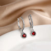 Charm Silver Moon Flower Snowflake Colorful Love Earrings, Suitable for European Women's Valentine's Day Jewelry Gifts - Image 43