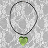 Big Red Glass Heart Pendant Black String Necklace For Women Pink Green Red AB Purple Crystal Stone Lovely Y2K Pendant Jewelry - Image 12