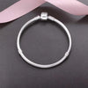 Silver 3MM Snake Chain Bangle Bracelet for Women Bangle Jewelry 16-23CM - Image 3
