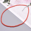Color Crystal Glass Necklace Statement Short Chain Necklace For Women 3mm Crystal Glass Beads Chain Necklaces Jewelry - Image 11