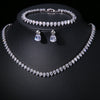 Noble Cubic Zircon Jewelry Set Bridal Wedding Party For Female Fascinating Dress-Up Geometry Shape Elegant Ornament - Image 6