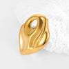 Leo Stainless Steel Irregular Brooches Women Unisex Glossy Geometric Pins Banquet Party Clothing Accessories - Image 20
