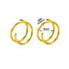 2Pcs Single Piercing Double Hoop Septum Nose Ring Steel Spiral Lip Nose Rings Cartilage Tragus Daith Piercing Earrings - Image 9