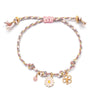 Colorful Cord Bracelet with Fish and Flower Charms - Image 10