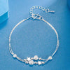 Silver Round Beads Bracelets for Women Men Vintage Simple Adjuatable Chain Bracelets Party Wedding Jewelry - Image 13