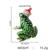 Ctue Rhinestone Frog Brooches for Women Lovely Vivid Animal Alloy Brooch Pin Men Suit Coat Accessory Jewelry Gifts - Image 15