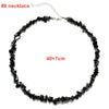 Bohemian Stone Bead Choker Necklace Handmade Irregular Gravel Stone Necklace Ladies Jewelry Collar Party Gift - Image 15