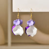 Petals Long Tassel Dangle Earrings For Women Romantic Sweet Multicolor Acrylic Wedding Party Jewelry Accessories - Image 5