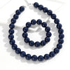 Two-Piece Acrylic Bead Necklace and Bracelet Set with Geometric Shapes - Image 8
