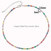 Sexy Short Sparking Rainbow Tennis Chain Chocker Necklace With CZ Personality Women Collar Jewellery - Image 20