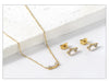 Necklaces Jewelry Sets For Women Girls Stainless Steel Pendant Necklaces And Earrings 2 Pieces Sets Wedding Party Jewelry Gifts - Image 52