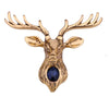 Retro Metal Elk Brooch Pin Animal Crystal Corsage Suit Coat Lapel Pins Christmas Gifts for Men Jewelry Accessories - Image 2