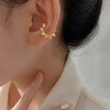 Zircon Double-layer Ear Cuff No Piercing Earring Punk Unique Metal Geometric Ear Clip for Women Jewelry - Image 10