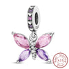 Silver Charm Beads Glowing Luminous Firefly Butterfly Pendant for Bracelet Charm Jewelry - Image 14