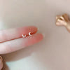 Tiny Minimalist Silver Plated Korean Mini Small Flower Stud Earrings for Women Teens Temperament Daily Wear Ear Piercing Jewelry - Image 15