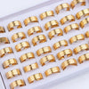 10pcs/lot Simple Stainless Steel Ring For Men Women Beautiful Punk Jewelry Vintage Birthday Party Gifts - Image 23