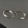 Zinc Alloy Drop Hoop Earrings in Gold-Tone and Silver-Tone Styles - Image 4