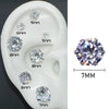 Punk Style Round Zircon Magnet Earrings Crystal Strong Magnetic Ear Stud Clip Earrings for Men Women Non Piercing Jewelry Gift - Image 10