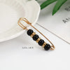 Imitation Pearl and Rhinestone Safety Pin Brooch with Multiple Designs - Image 10